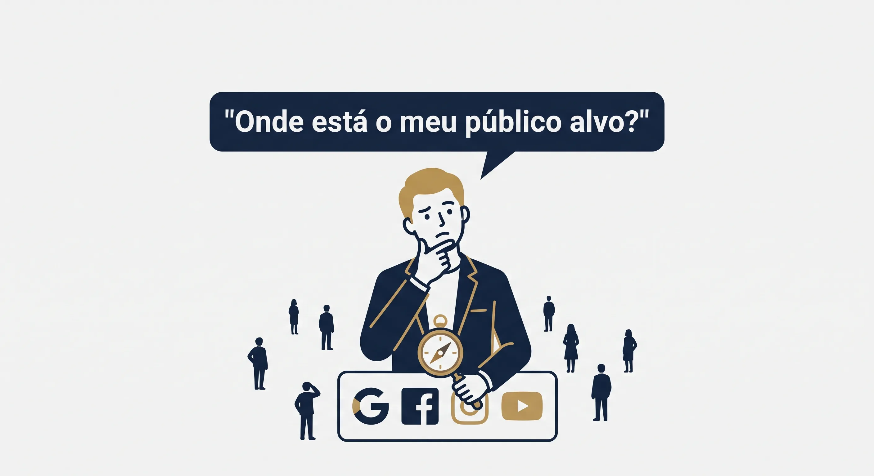 Canais de mídia paga para o público alvo do empreendedor